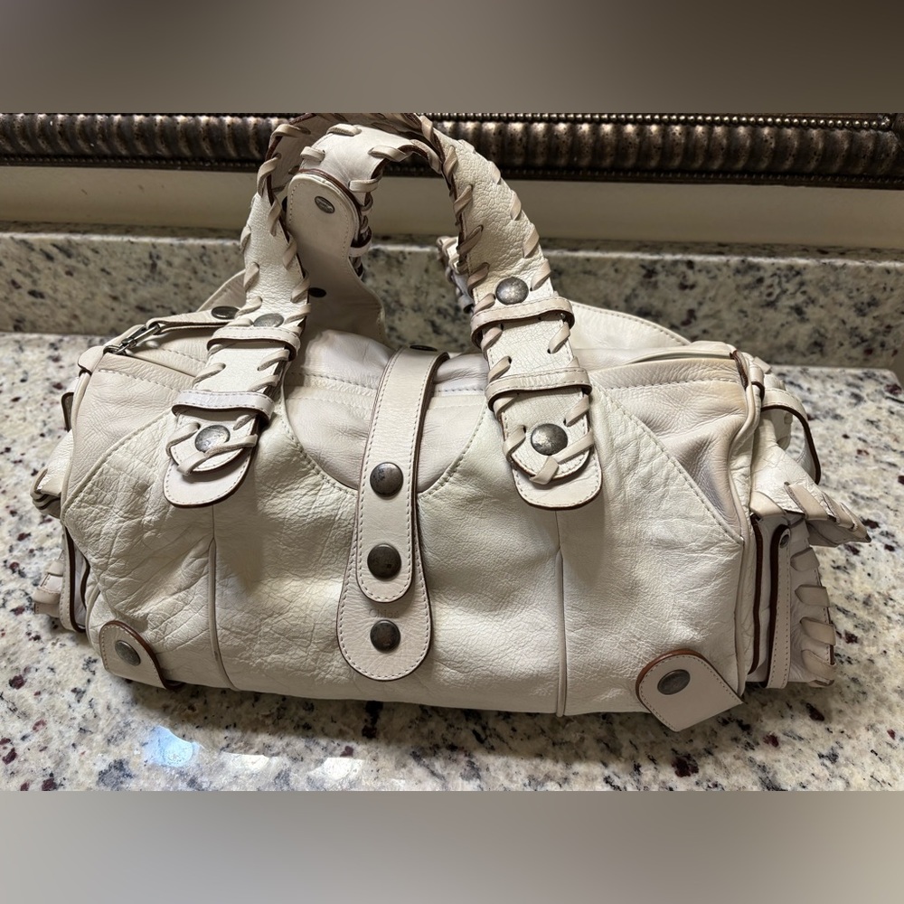 Chloé Silverado White leather handbag